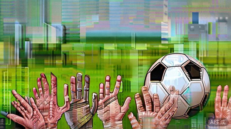 Gambar simbolis menunjukkan tangan berbagai usia menyentuh bola sepak, melambangkan perubahan positif melalui olahraga di Indonesia